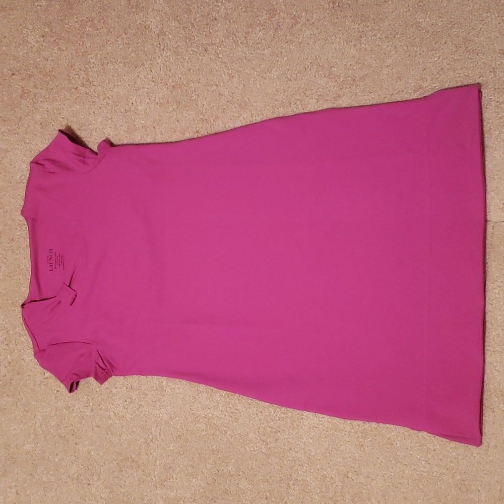 Out 2 Launch Women's Magenta Knot Dress and Shorts 2 Piece Golf Set
